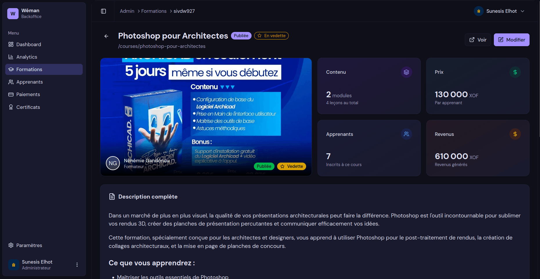 Vue d’ensemble du produit